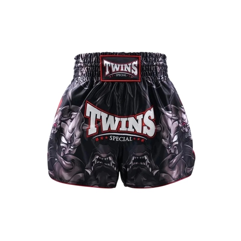 Kraťasy Muay Thai Twins Special Tbs Kabuki S Stříbrné