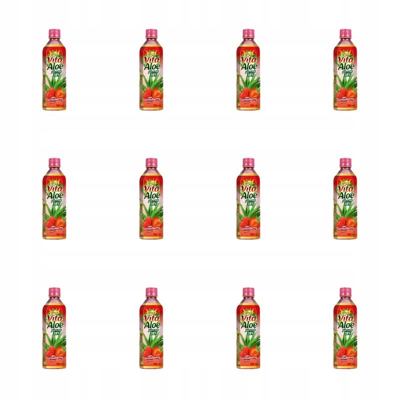 Vita Aloe Nápoj s aloe vera 38% 0,5 l Jahoda X12
