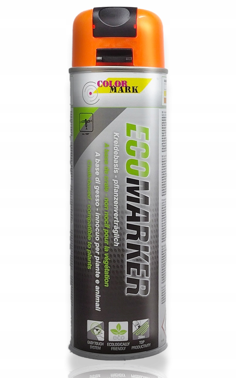 Eko lakier do Znakowania Tymczasowego Spray ORANGE