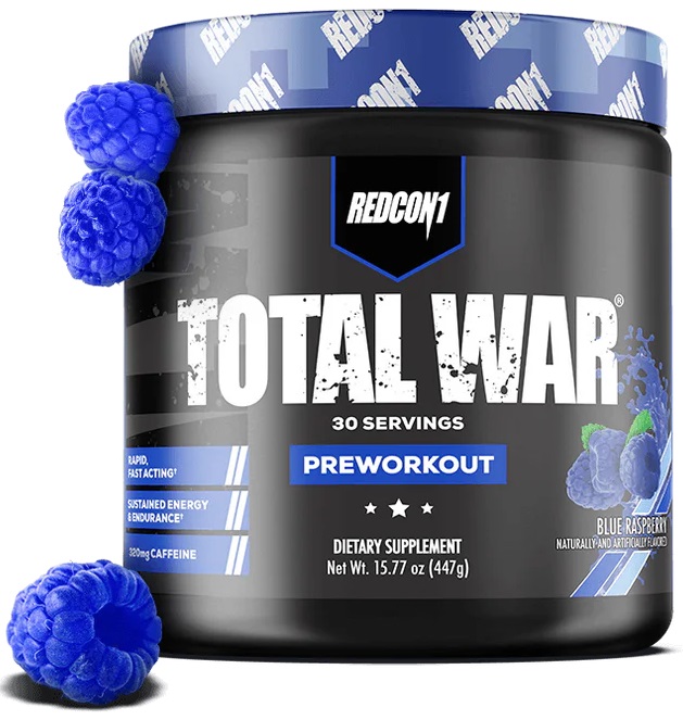 REDCON1 Total War 420g Pre-workout Před Tréninkem Soustředění Kocnetrace