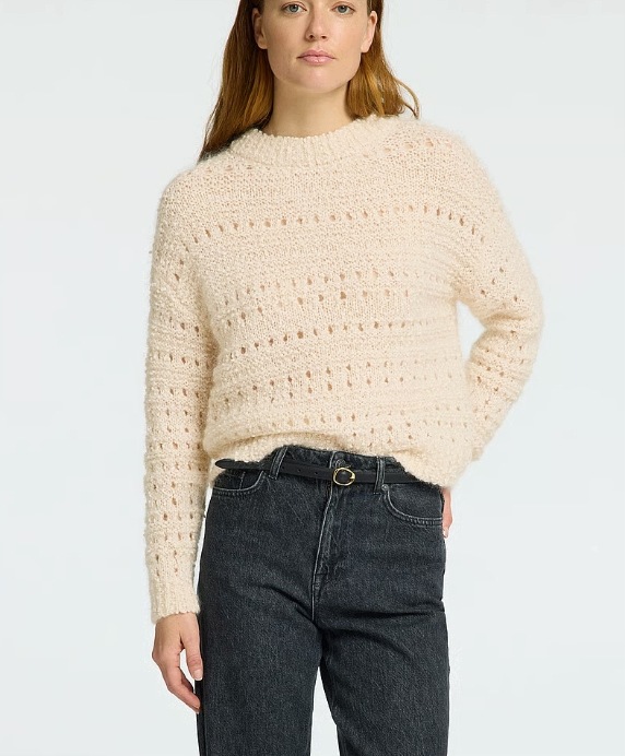 Selected Slfalfi Ls Knit O-neck Svetry XXL