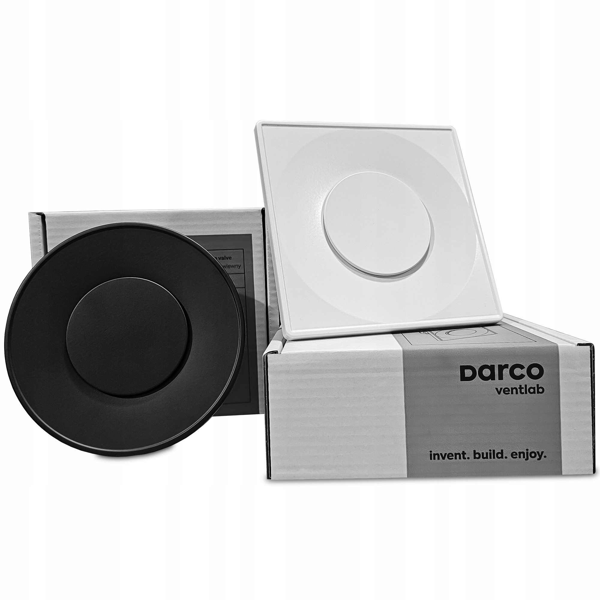 Anemostat metalowy kratka went. ASV 150 czarny nawiewny wywiewny DARCO EAN (GTIN) 5907587920880