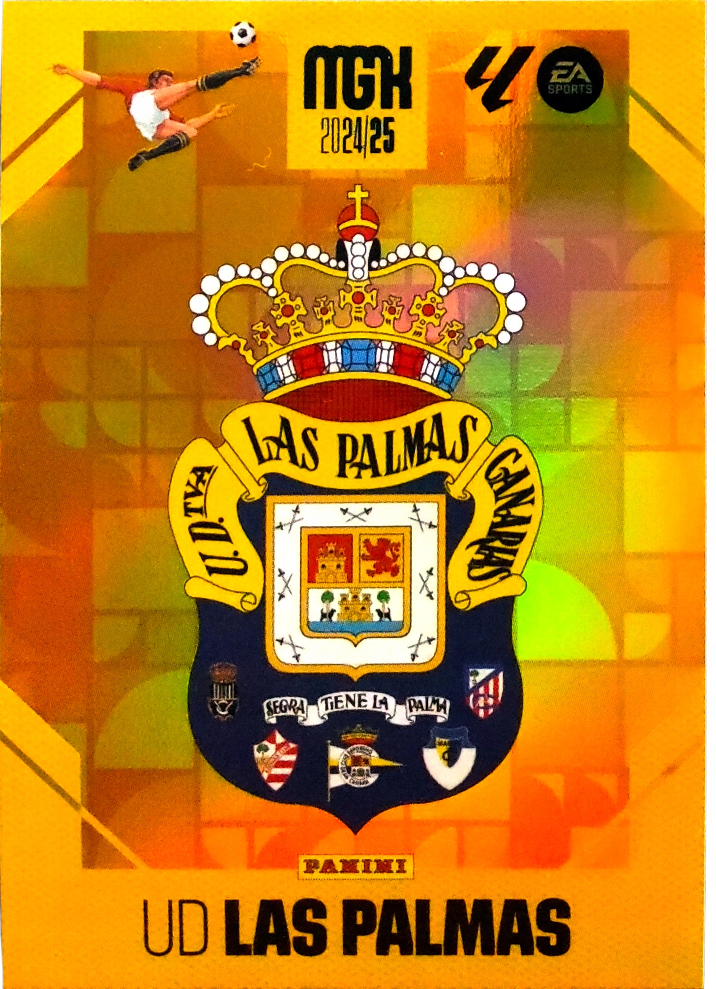 Panini Megacracks 2024-2025 Logo Club Badge 181 Escudo Ud Las Palmas