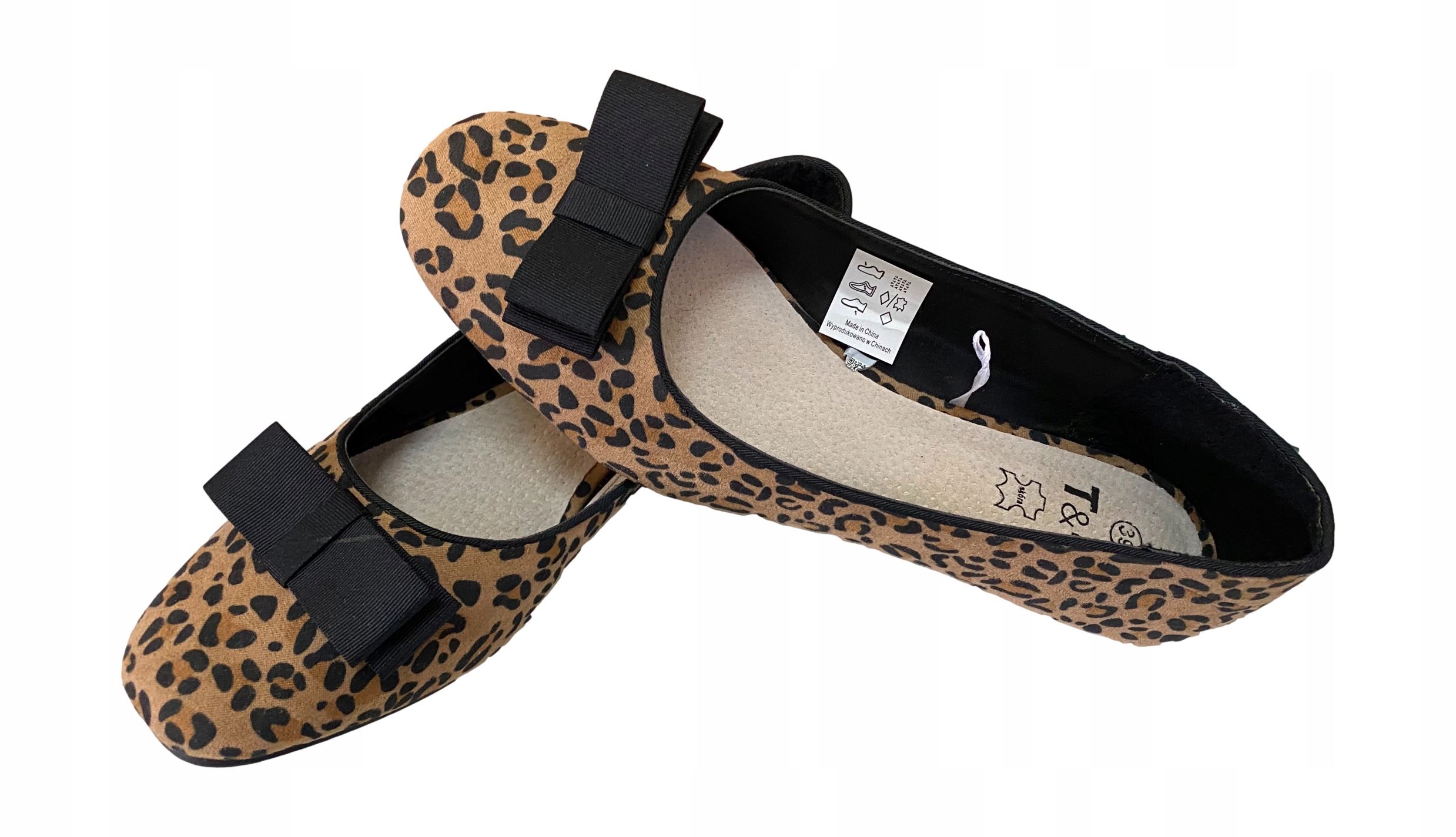 

Buty Baleriny Damskie kokarda Panterka *37 U