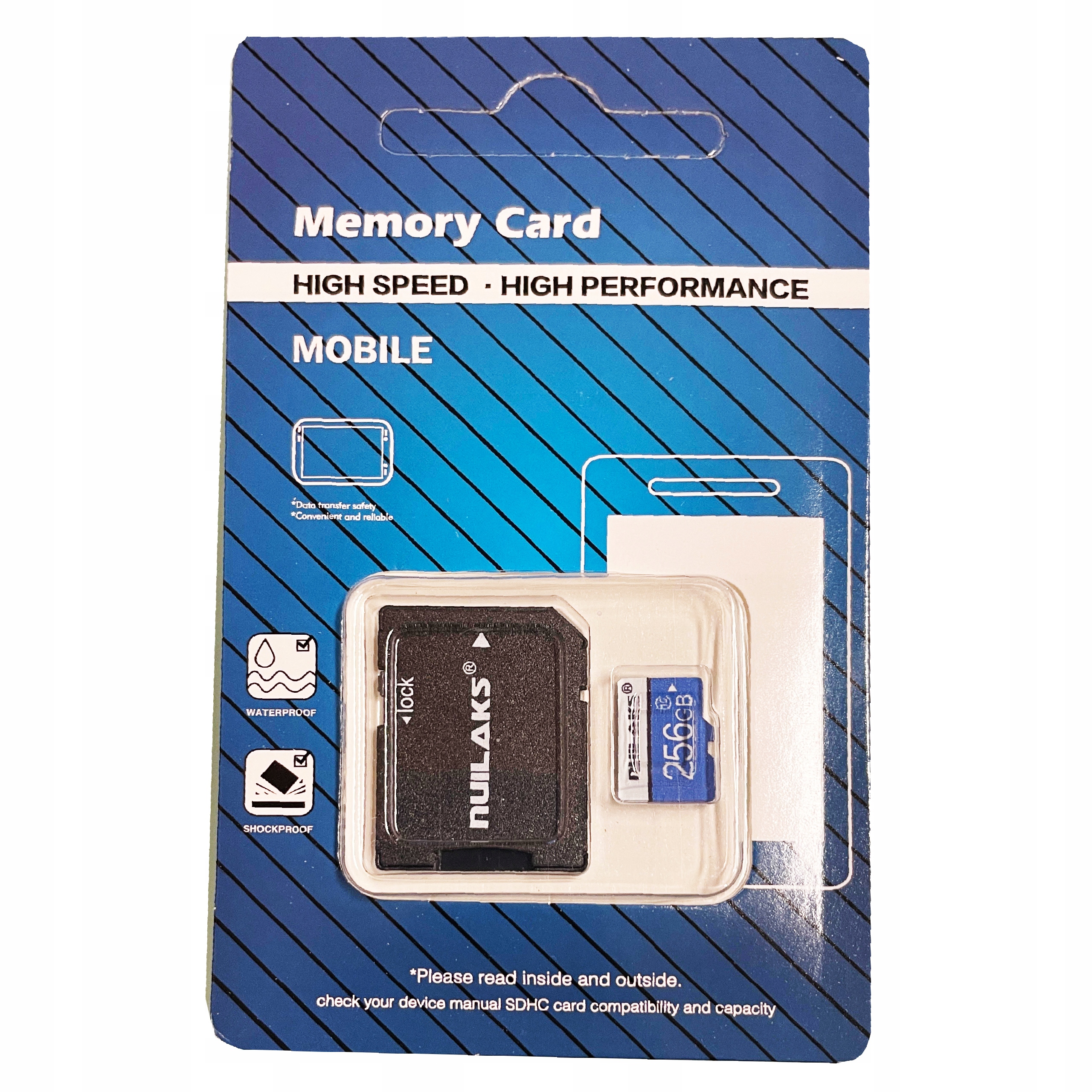 Karta microSD NUILAKS Micro SD 256 GB (1143)