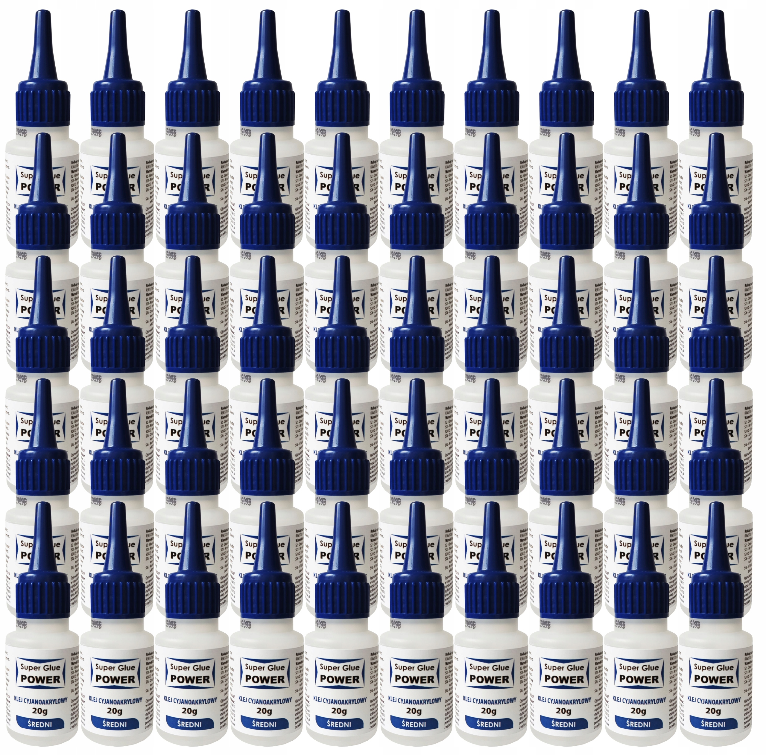Střední Ca Glue 50 kusů Kyanoakrylátové lepidlo