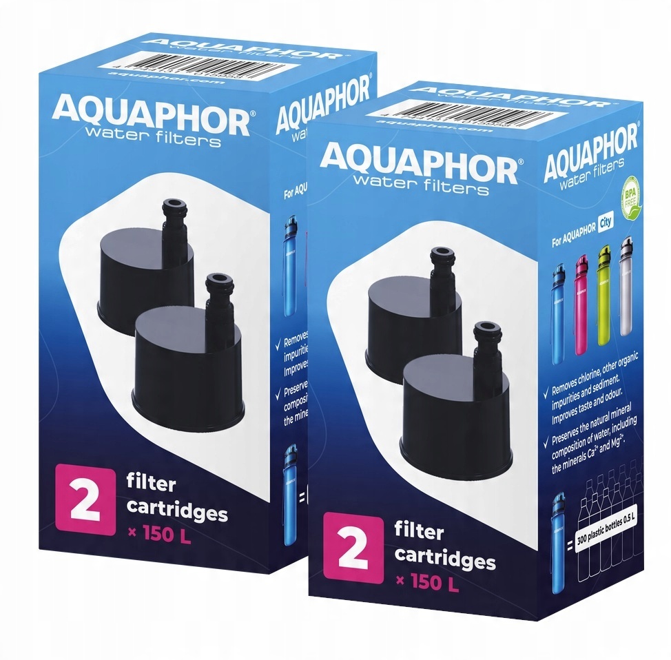 

Filtr Wkład Do Wody Do Butelki Aquaphor City 4 Szt