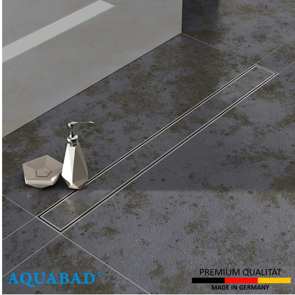 Odpływ liniowy BOCZNY Aquabad PION 80cm do płytki Długość 80 cm