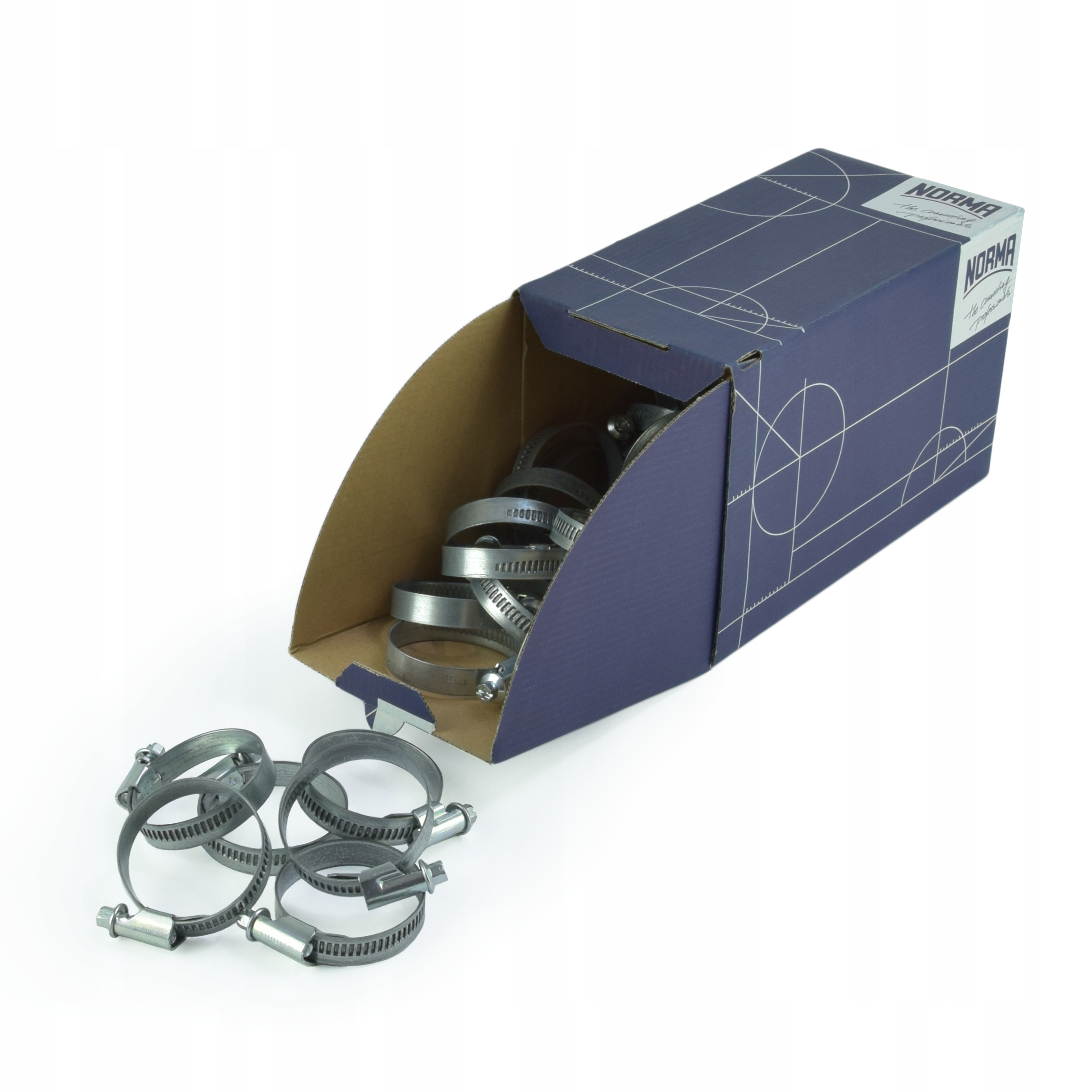 NORMA OPASKA OBEJMA ŚLIMAKOWA 35-50 W1 50szt