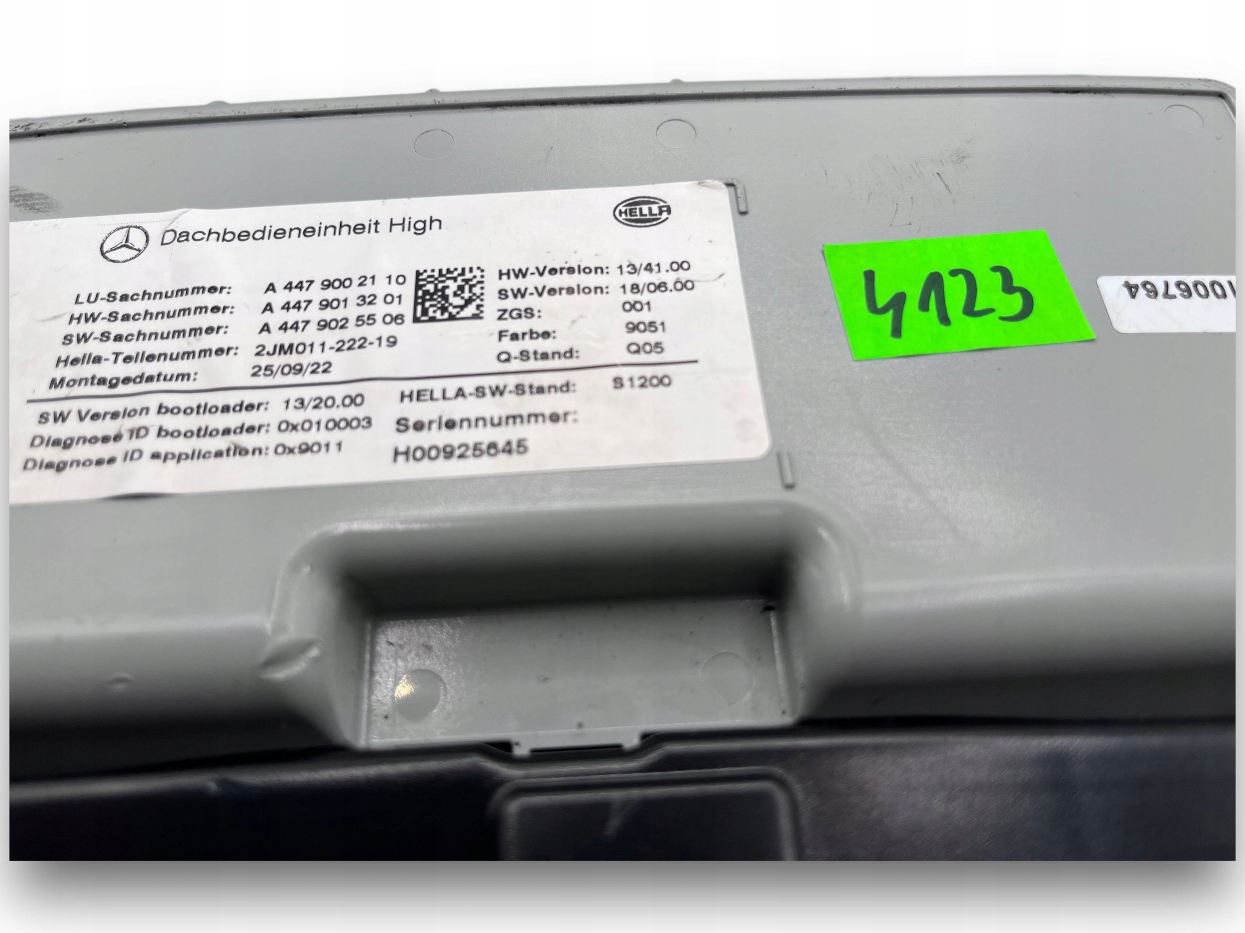 Mercedes light OSWIETLENIE cabs 447 a4479002110 $J
