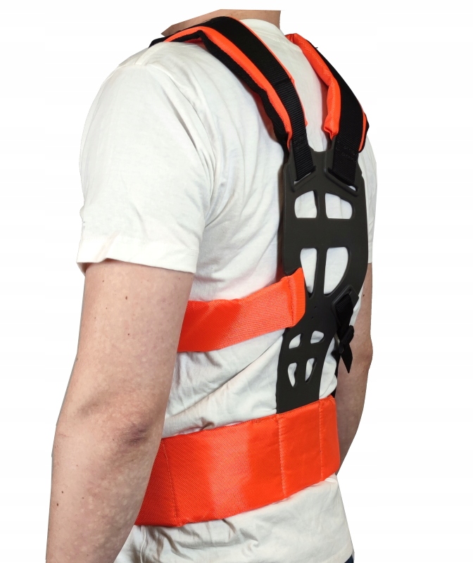 PASY NOŚNE PODWÓJNE DO KOSY SPALINOWEJ + PAS BIODROWY Stan opakowania oryginalne