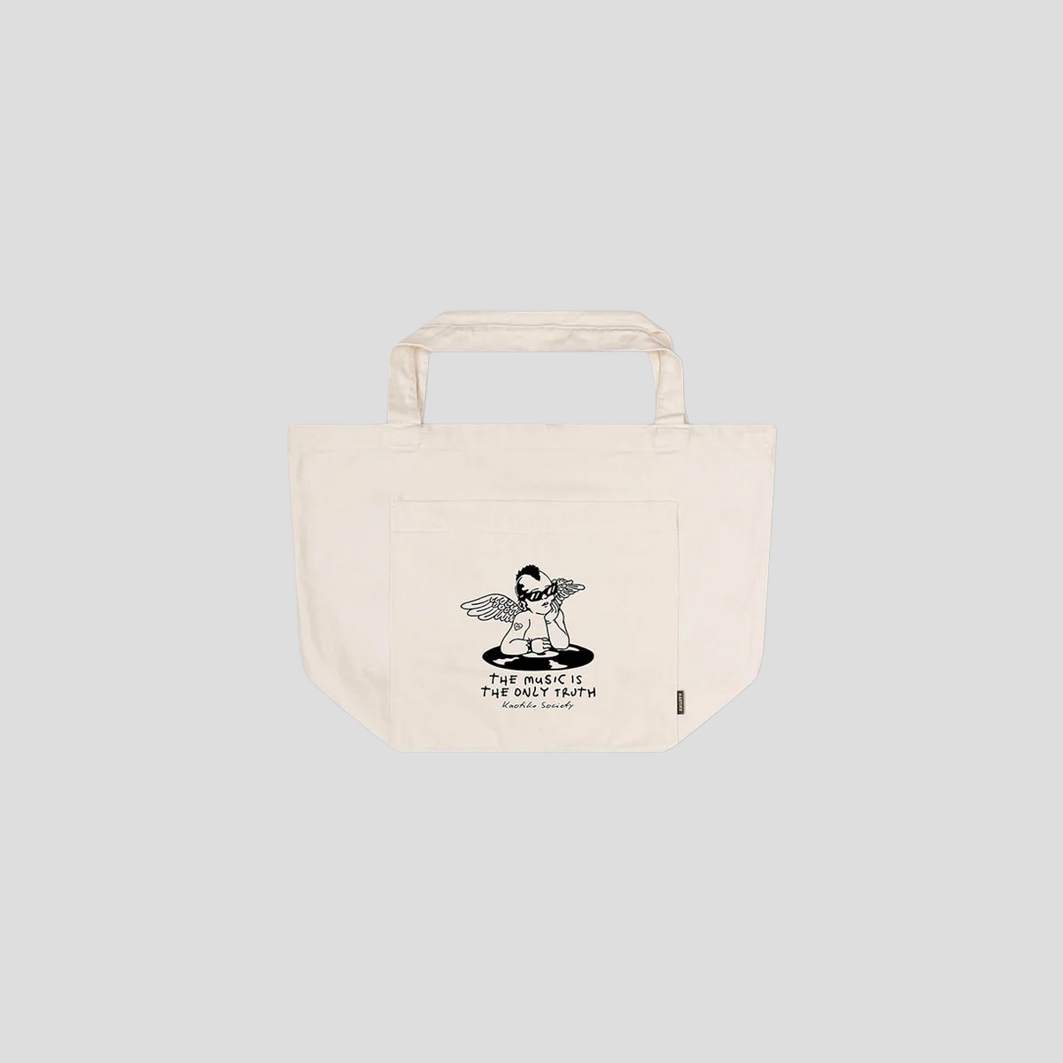 Taška přes rameno Kaotiko Bag Punk Angel Washed U, béžová, Městská