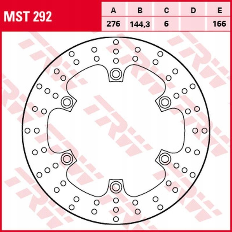 Trw predný brzdový kotúč Yamaha Fjs 400 600