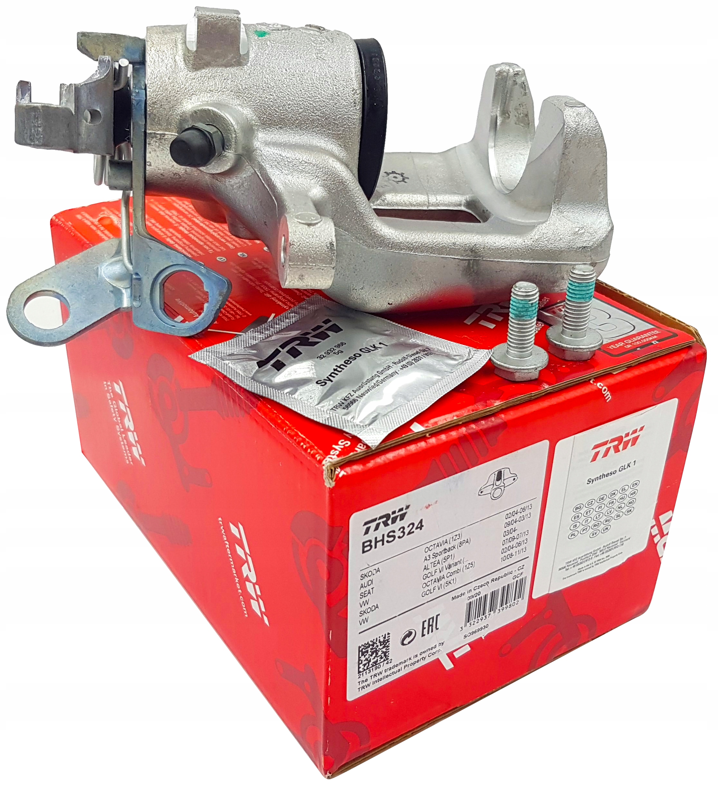 BHS324 - ТОРМОЗНОЙ СУППОРТ ЗАДНИЙ ЛЕВЫЙ TRW VW GOLF VI 1.9 TDI