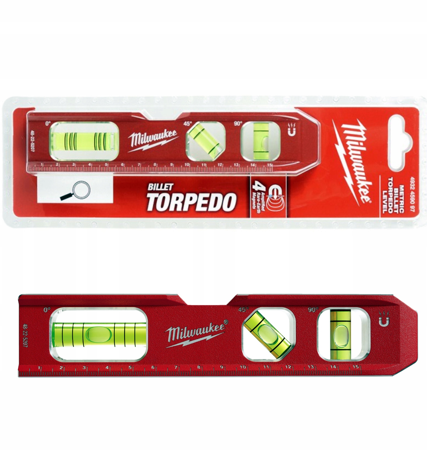 Poziomica magnetyczna Torpedo 17 cm Milwaukee 4932459097