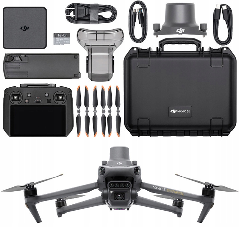 Dron Dji Mavic 3 Multispectral Profesjonalny C2 20MP Rtk Dji Care 1 Rok
