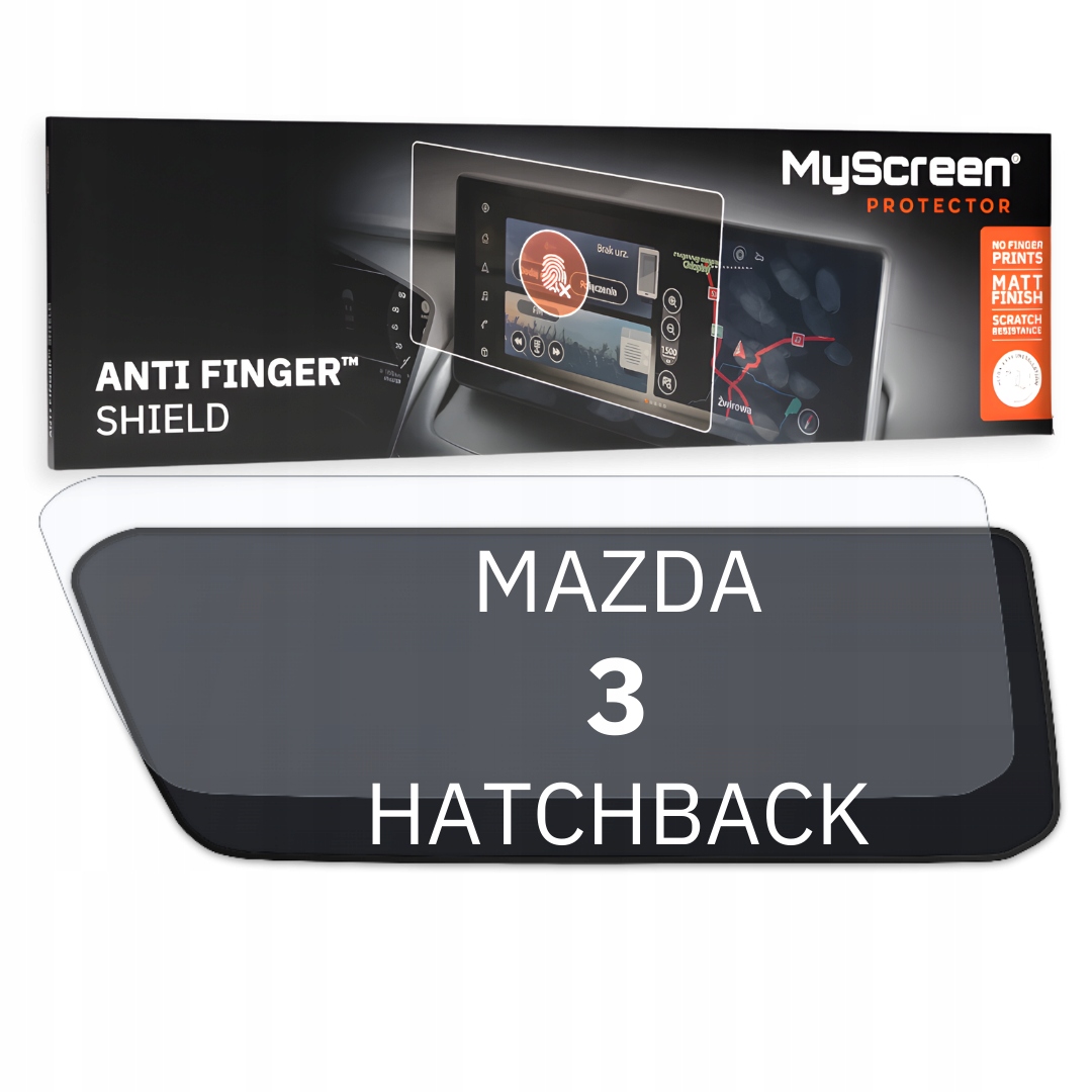 Matná fólie pro Mazda 3 Hatchback 2018 10,25" MyScreen Anti Finger