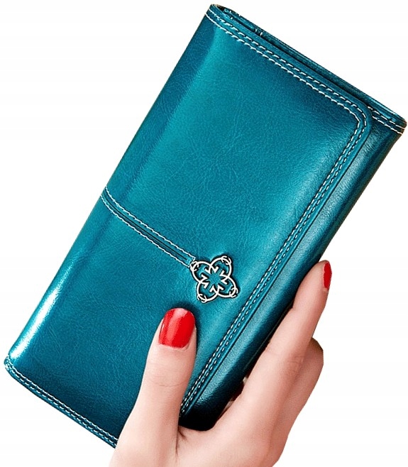 

Portfel Damski Skórzany duży pojemny elegancki