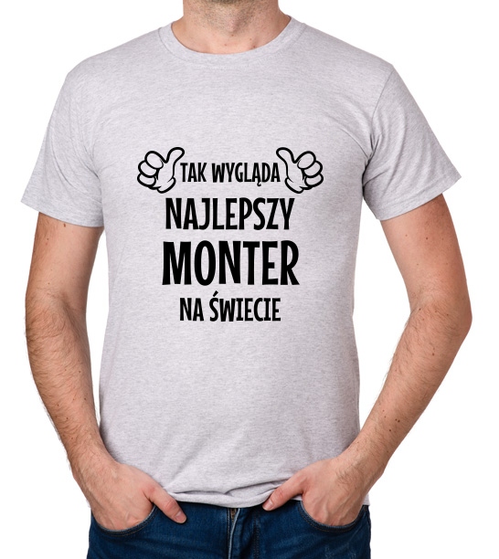 

koszulka Najlepszy Monter prezent