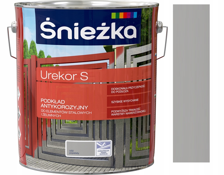 

Śnieżka Urekor S Antykorozyjny Popielaty 10L