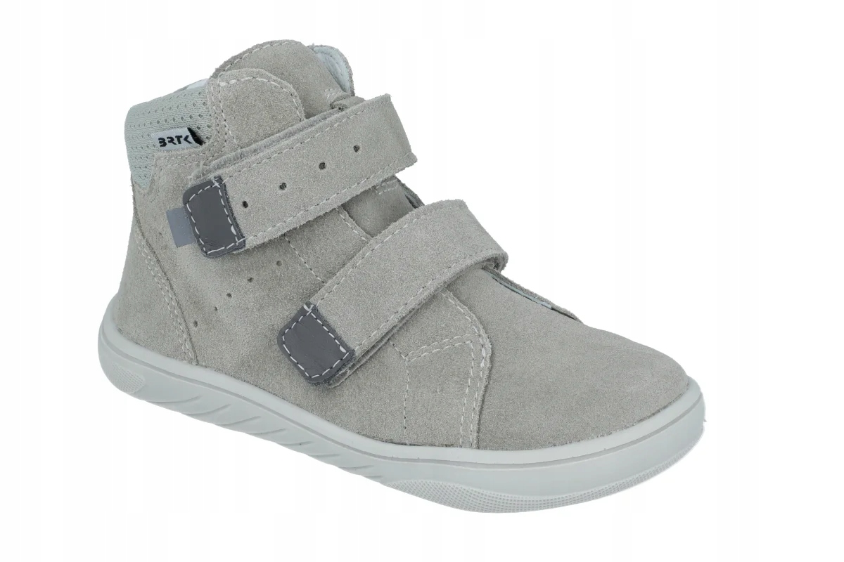 Barefoot trzewiki 11043 skórzane buty dziecięce bez ocieplenia szary r. 23 Stan opakowania oryginalne