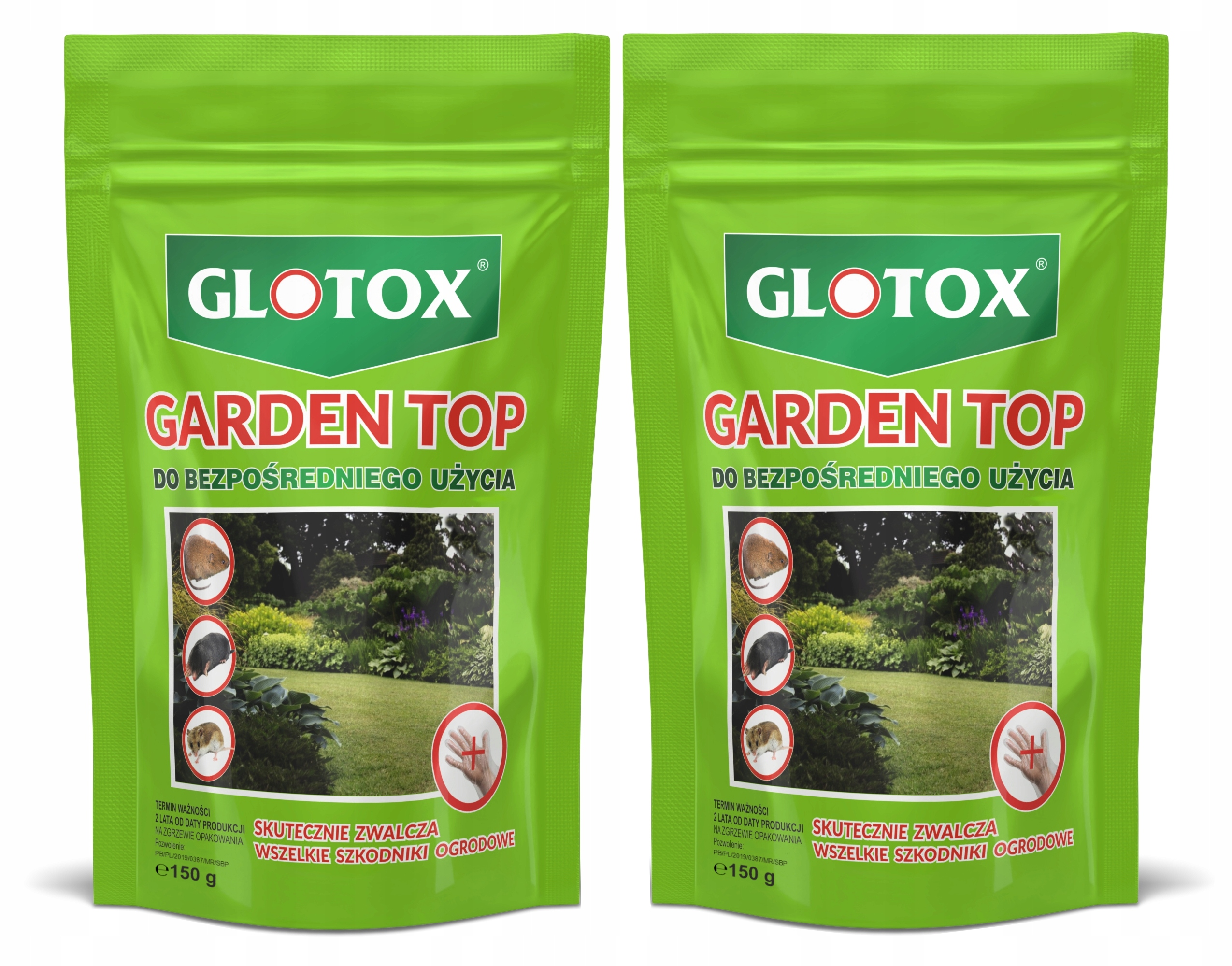 

Zestaw 2x Glotox Na Szkodniki Ogrodowe Pasta 150g