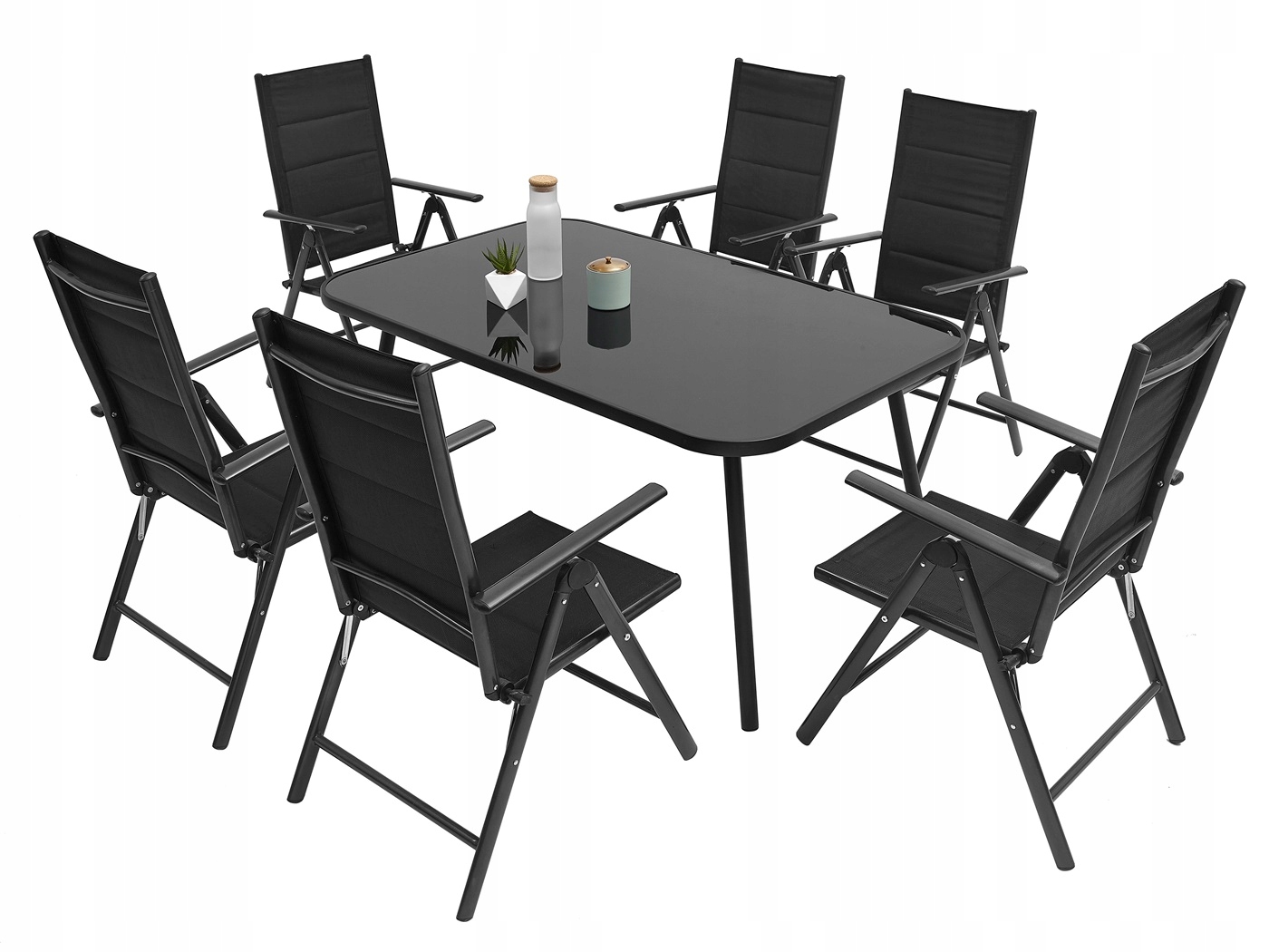 MEBLE OGRODOWE ZESTAW STÓŁ 6+1 NA TARAS BALKON Producent MAT-COMPANY