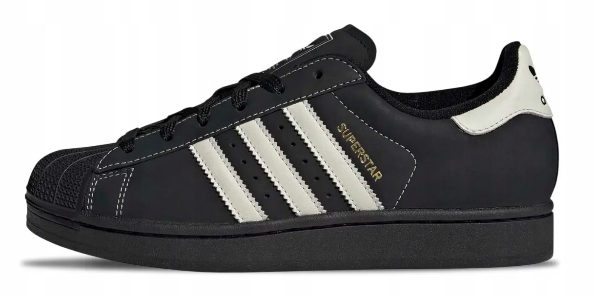 38 2/3 Buty Adidas Superstar II W Core Damskie czarne KI8502 skórzane