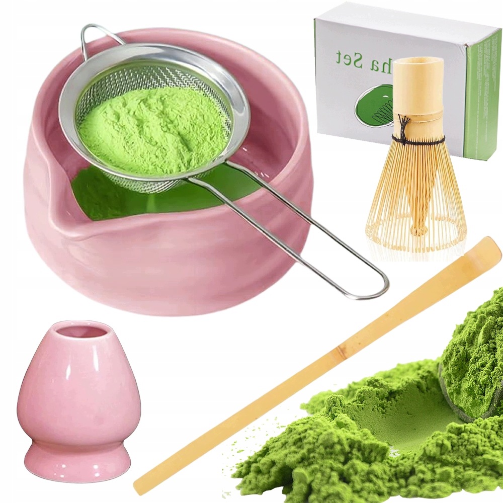 Sada Na Čaj Matcha Sada Metel Matcha S Metličkou Na Matchu 5V1