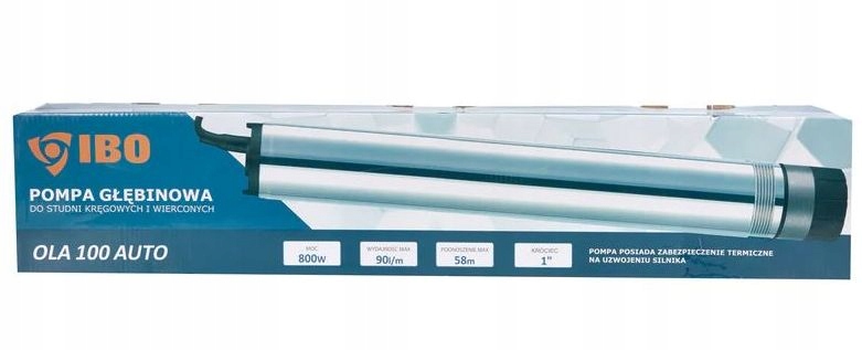 POMPA GŁĘBINOWA AUTOMATYCZNA OLA AUTO 100 IBO 800W Cicha Rodzaj pompy głębinowa