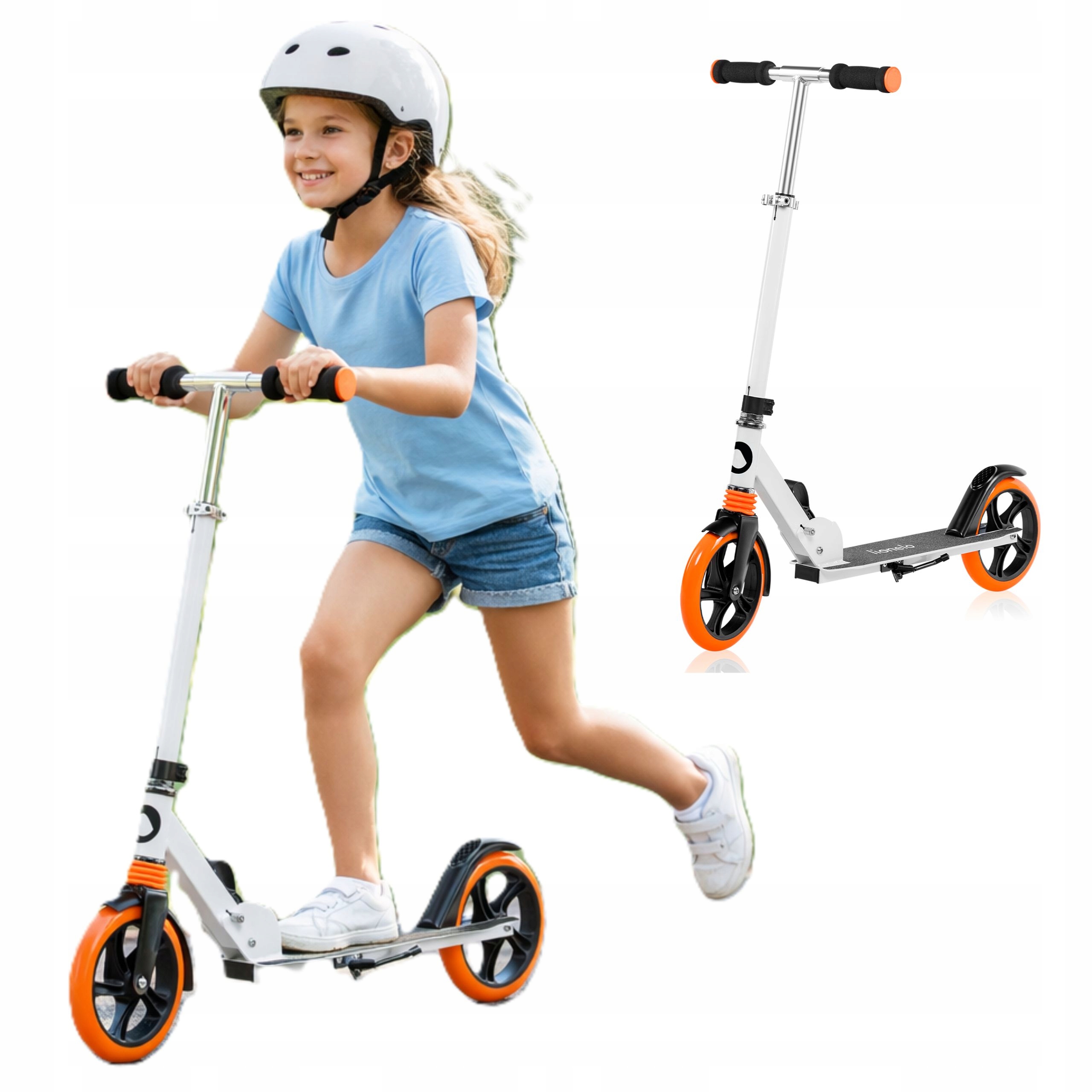 Hulajnoga dla dzieci składana amortyzator duże koła solidna