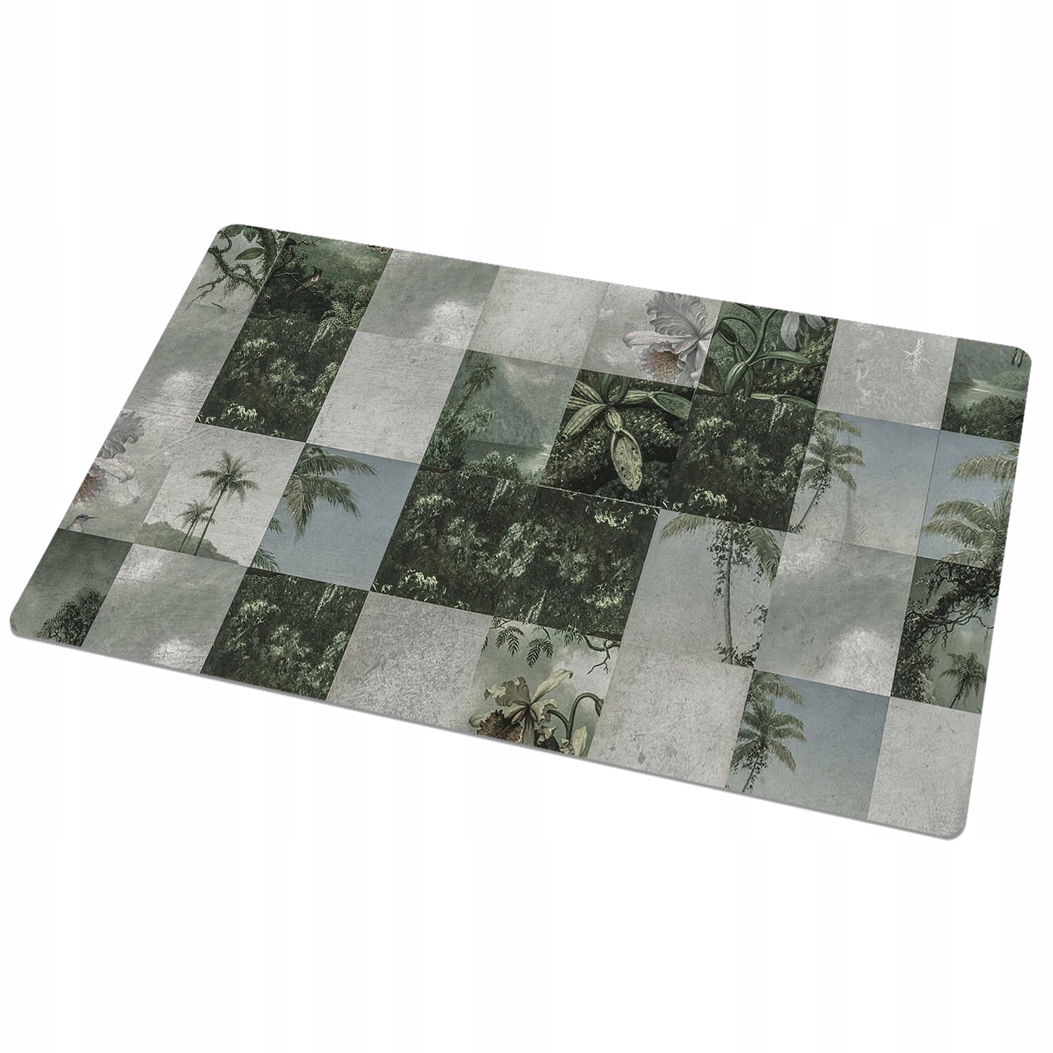 Do pracy mata ochrona blatu Tropikalny Patchwork