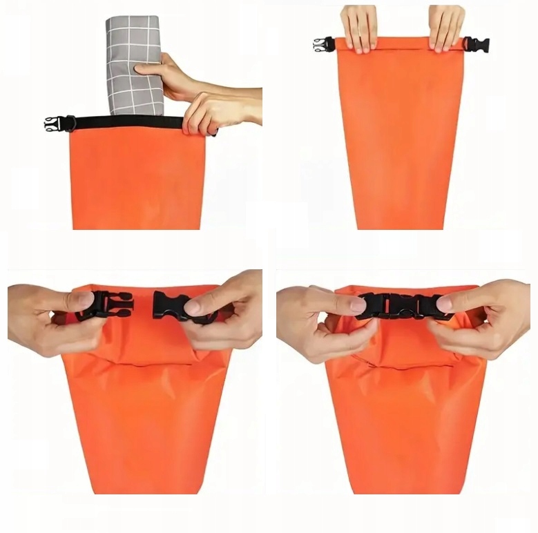 Bojka Asekuracyjna do Pływania Ratownicza Boja Dmuchana 2w1 Sucha Kieszeń Marka Nobo Kids