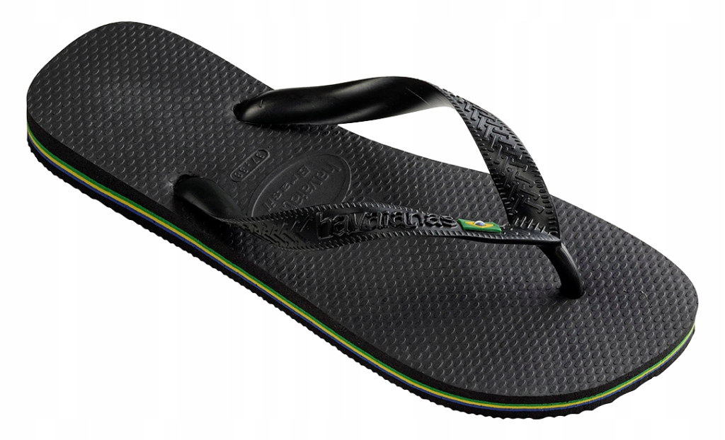 

Havaianas Brasil 41/42 Bra czarne klapki japonki