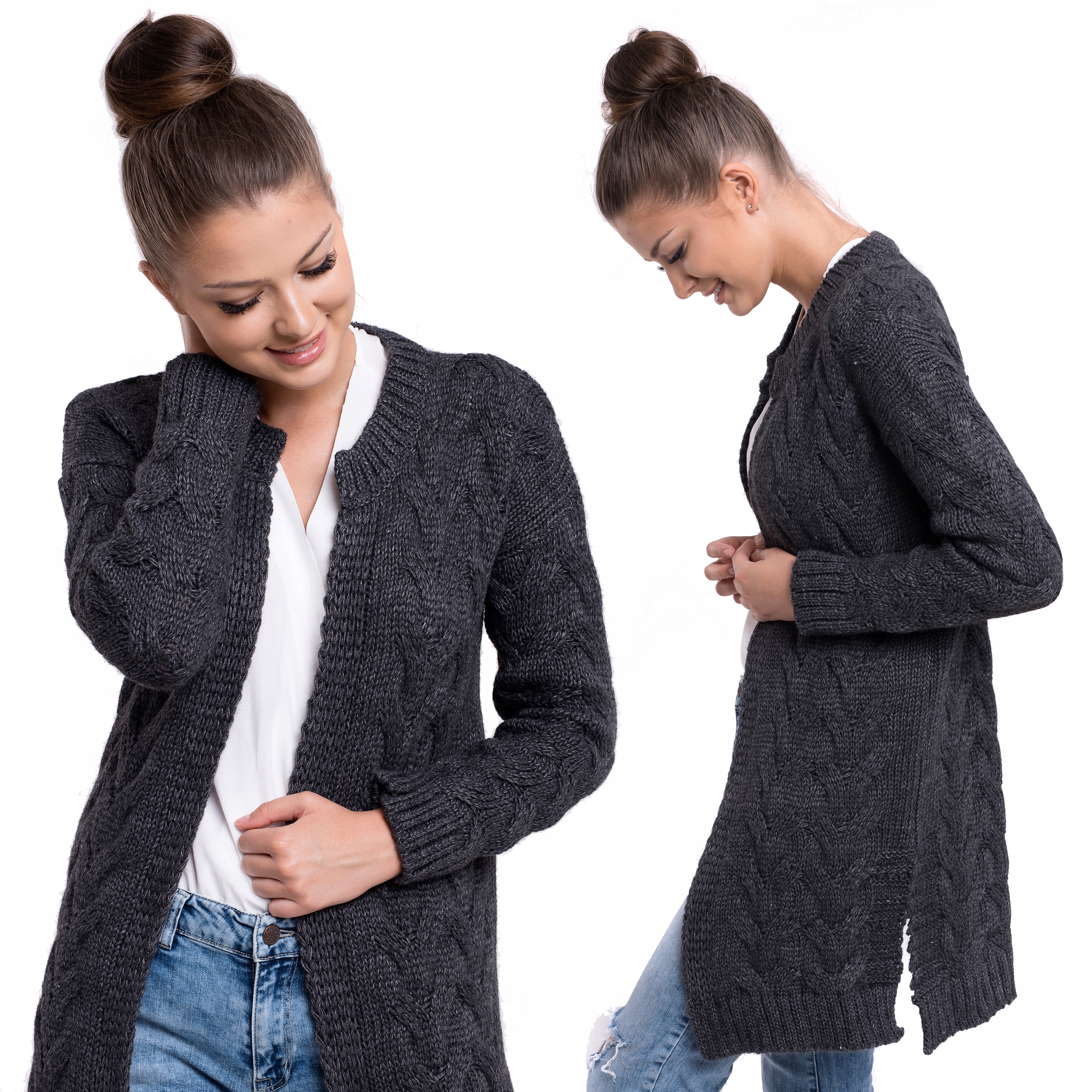 

Harriet Genialny Ciepły Kardigan Sweter L/XL
