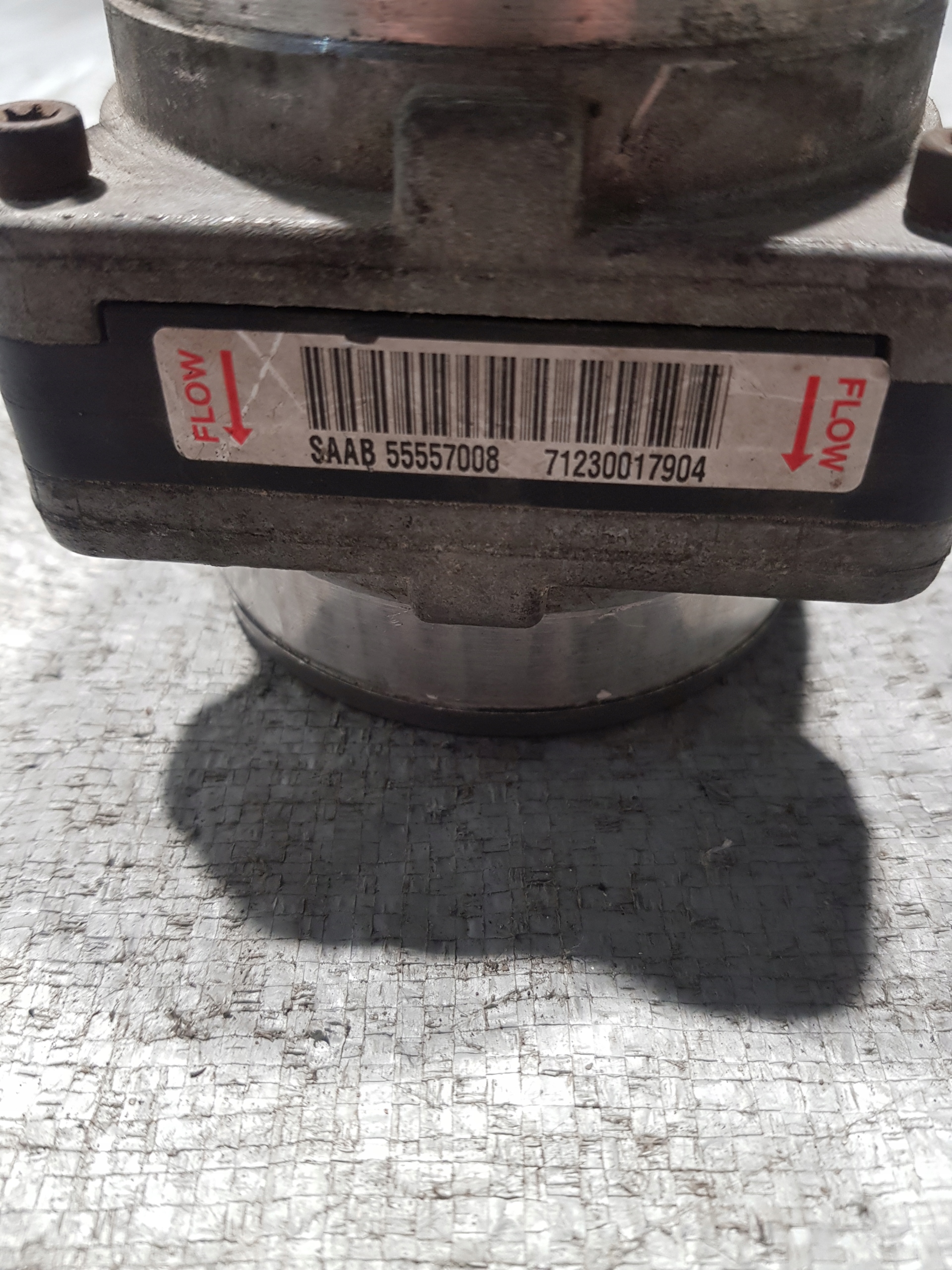 Saab 95 2.0T OE 55557008 flow meter