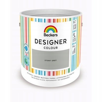 Beckers Barva Plamoodolná Designer Colour Stony Grey 2,5L
