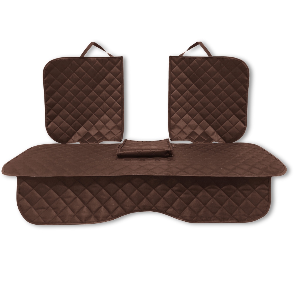 dvojitá Ochranná Podložka na lakťovú opierku Zadná Pohovka Automobilu Hnedá