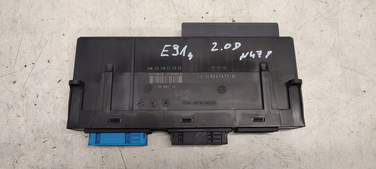 Unité commande confort BMW E90 E91 LIFT 2,0D
