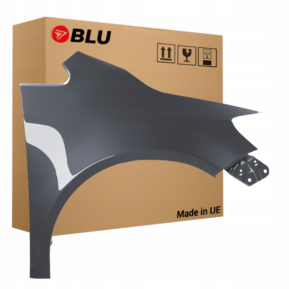 Blu Blatník Vw Golf VI Plus 6 LA7T pravý šedý 09-13 přední UnitedGrey