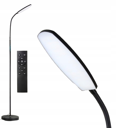 Nowoczesna Lampa 12W stojąca podłogowa Led 3000-6500K pilot