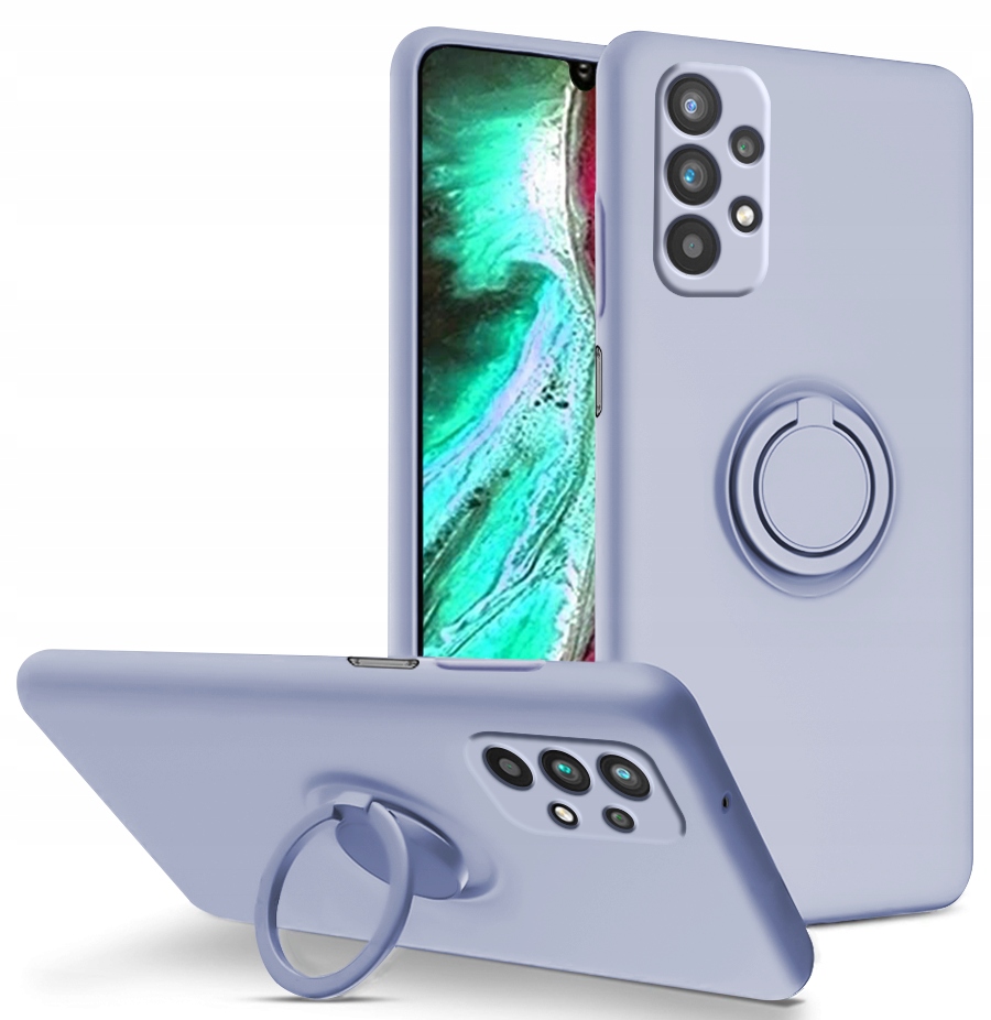 

Etui Silicone Ring +Szkło do Samsung Galaxy A32 5G