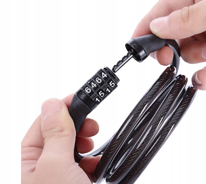 ZAPIĘCIE DO ROWERU NA SZYFR KOD ŁAŃCUCH BLOKADA Rodzaj linka