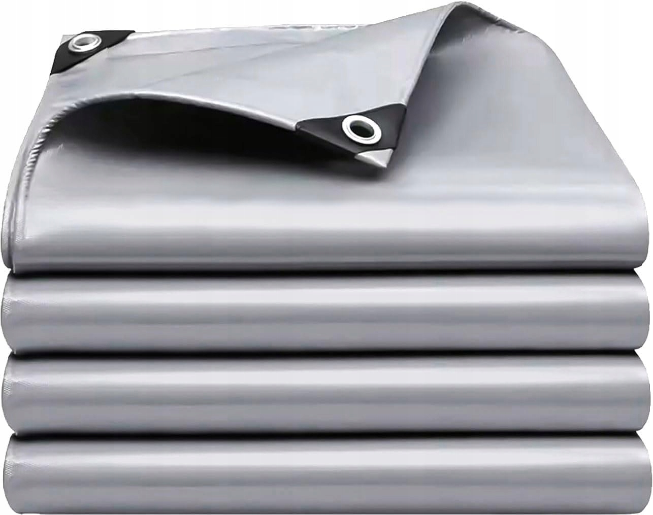 Plachta Plachty 2x3 m Šedá Vyztužená 650 g/m² Silné Pokrytí Plachta Hrubá