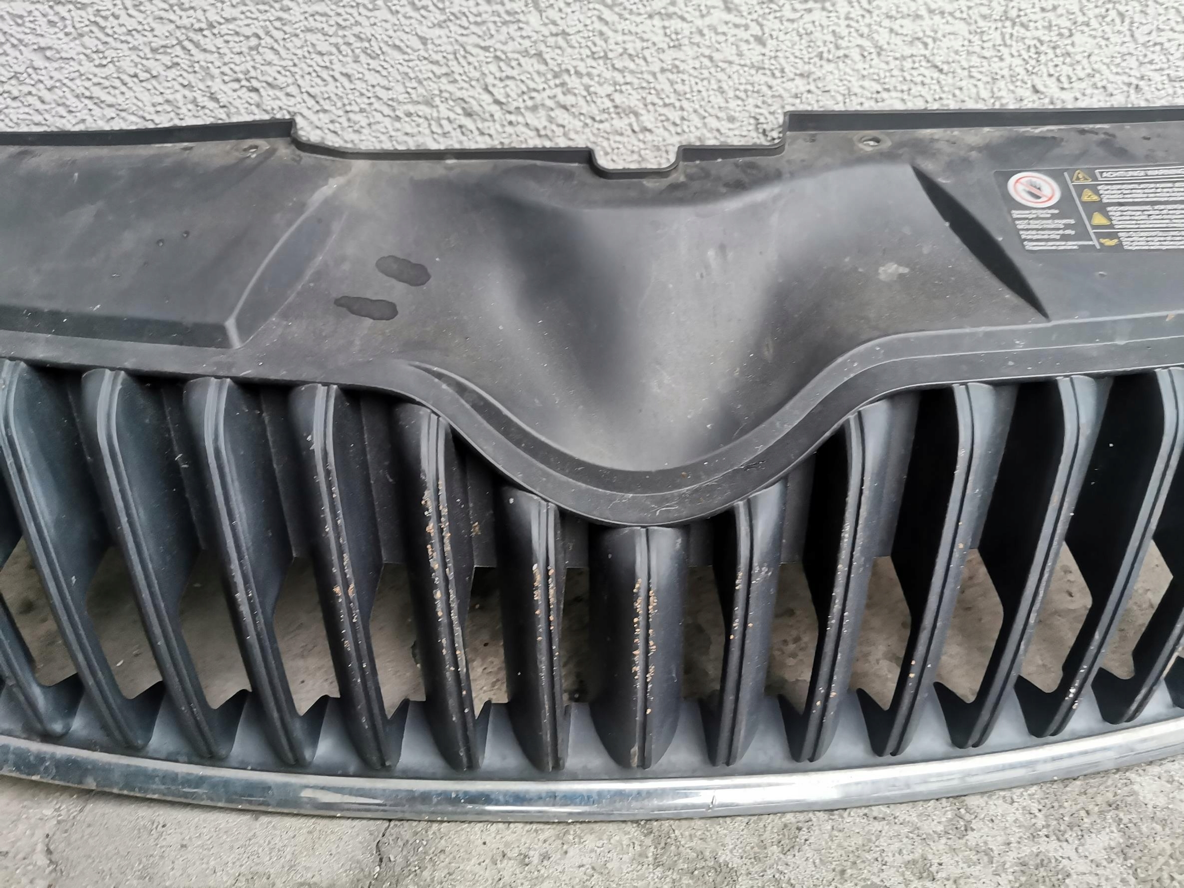 front PREKLADgrill front SKODA FABIA II LIFT 5J0853668C
