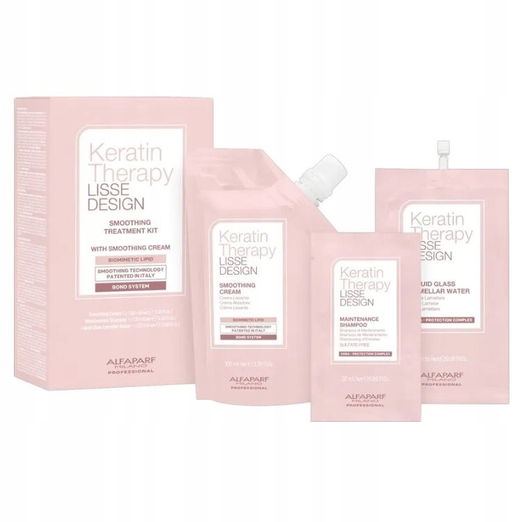 Alfaparf Keratin Therapy Lisse Design Sada Pro Laminování Vlasů 140 ML