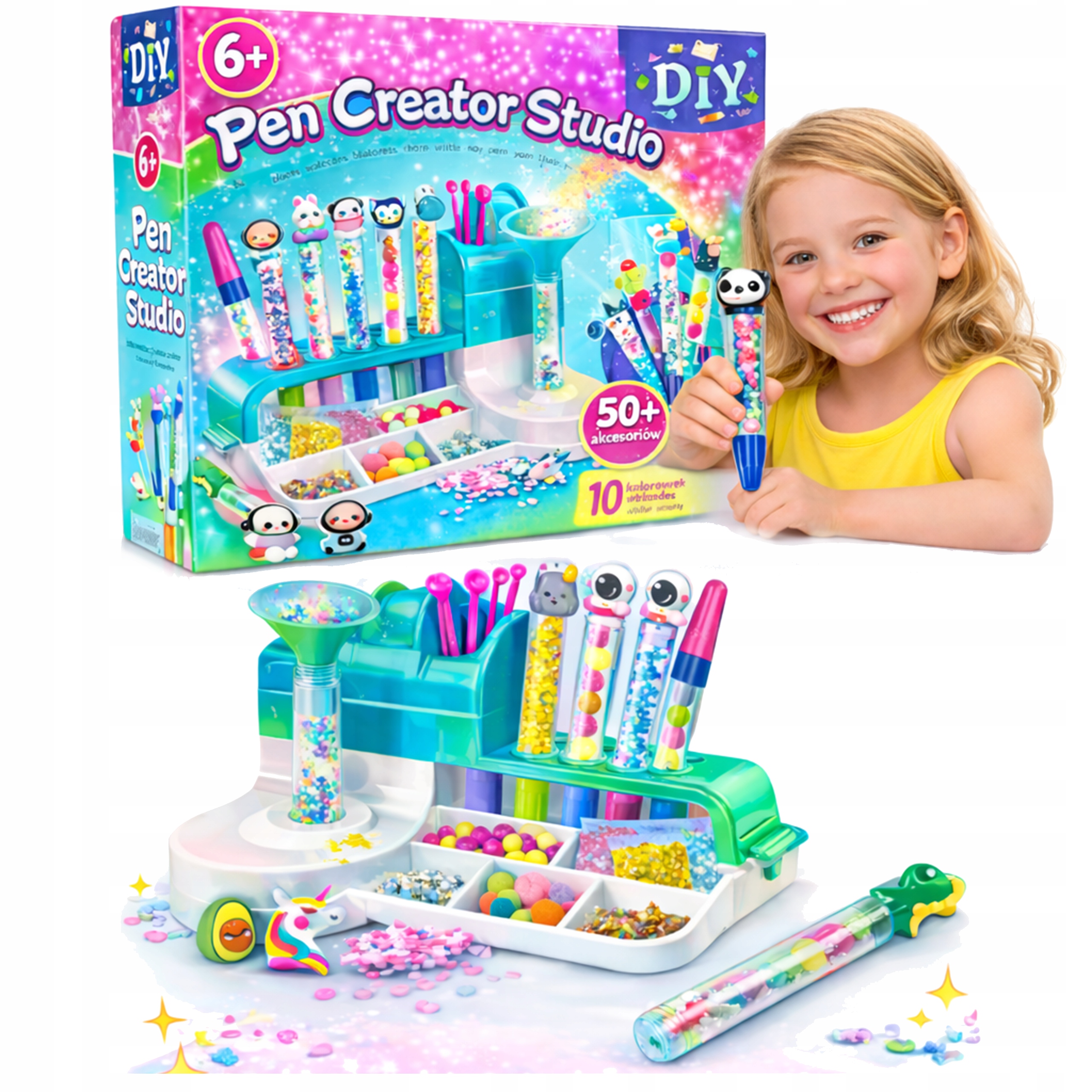 Творческий набор PEN FACTORY DIY Pen Creator Studio + 50 аксессуаров