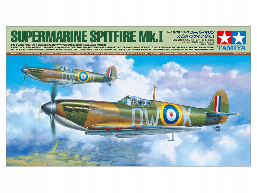 Supermarine Spitfire Mk.I Tamiya 61119 1:48