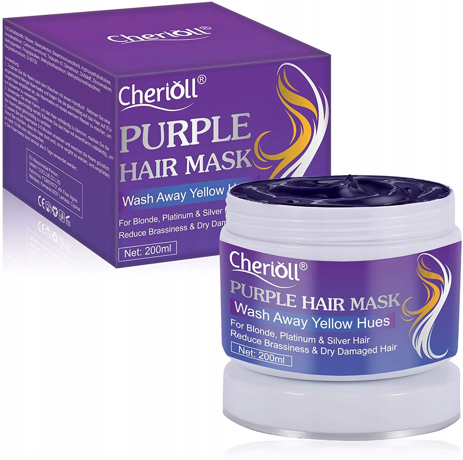 Ošetrujúca maska na vlasy Blond Cherioll