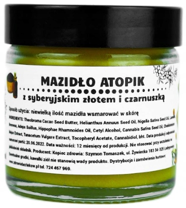 

Maść Atopik na trądzik Azs egzema łuszczyca 60ml